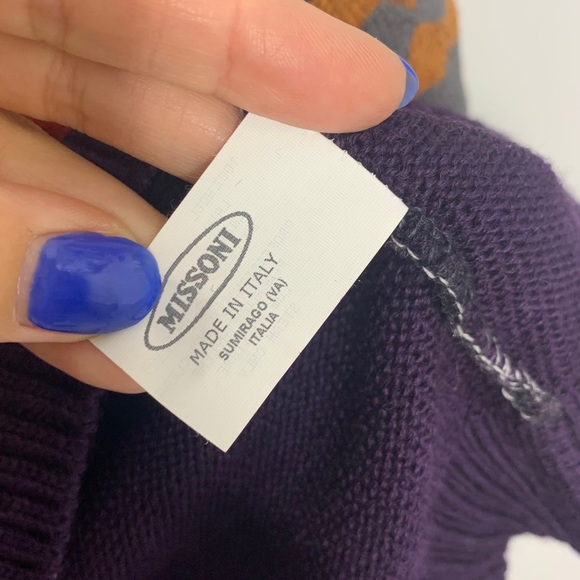 Missoni Multi Color Wool Sweater - Picture 6 of 8